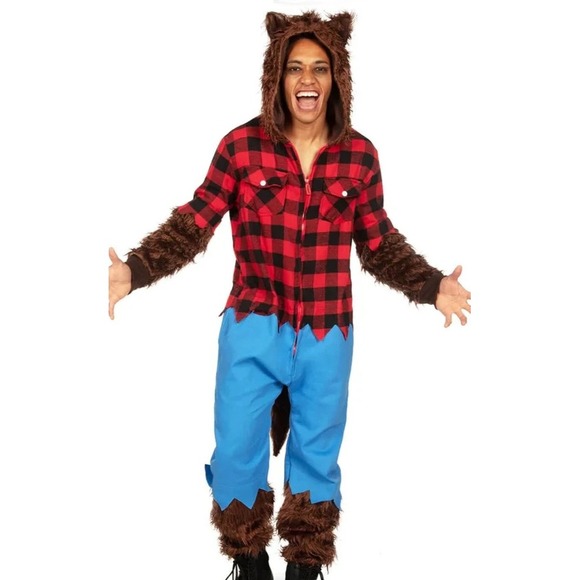 TIPSY ELVES WEREWOLF HALLOWEEN COSTUME - MEN'S SIZE XXL - NEW WITH TAGS - Picture 2 of 3